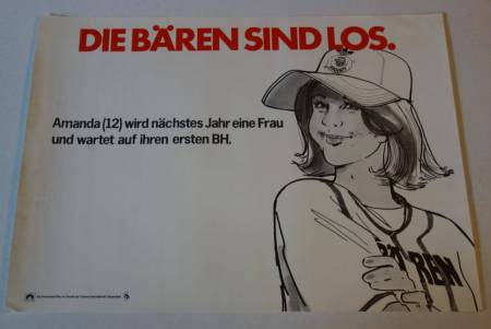 The Bad News Bears original release german movie poster set